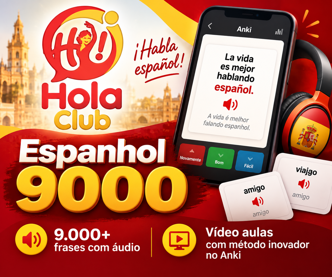 Espanhol 9000 no celular