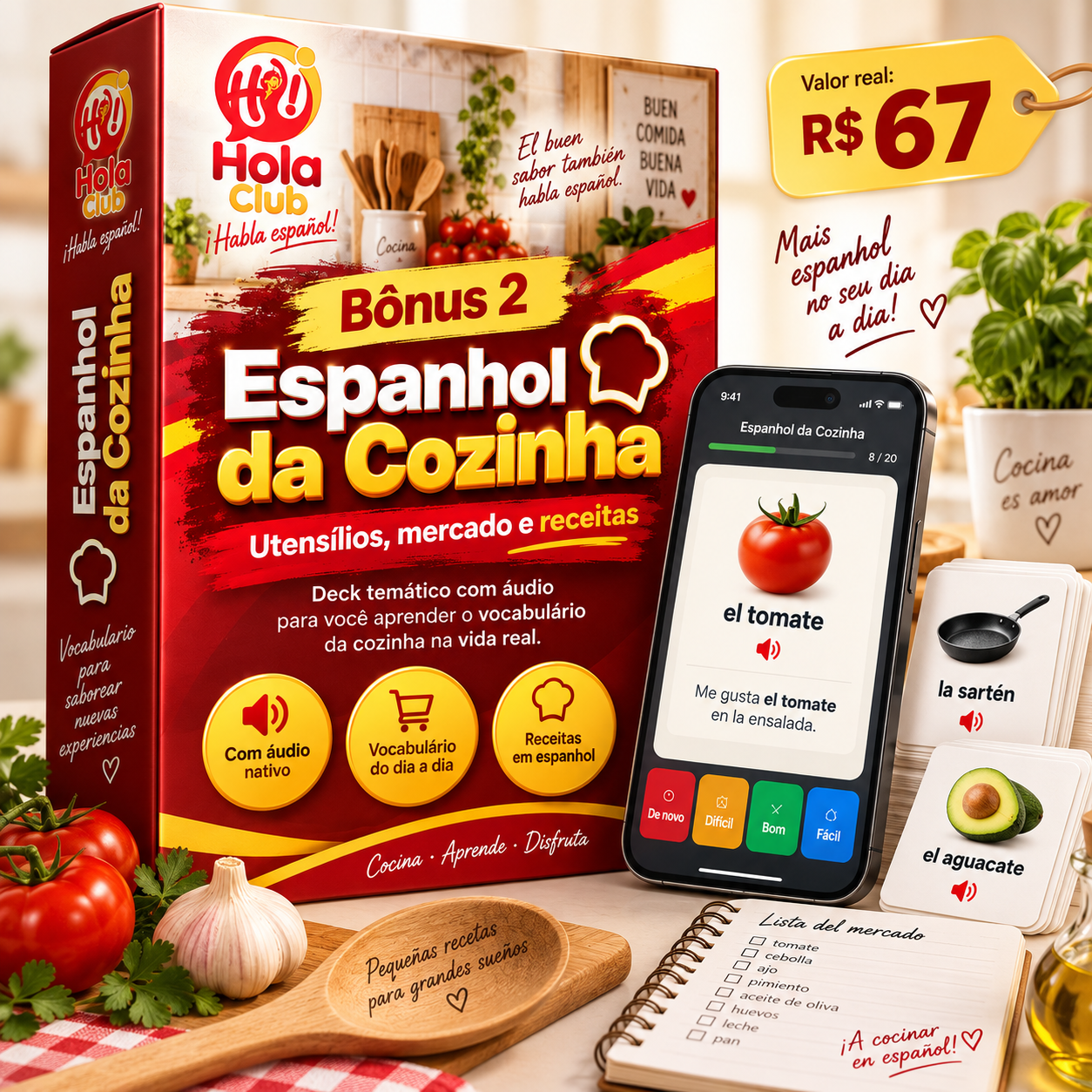 Bônus 2: Espanhol da Cozinha